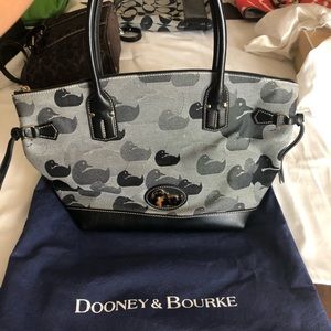 Dooney and Bourke black duck handbag/purse/tote